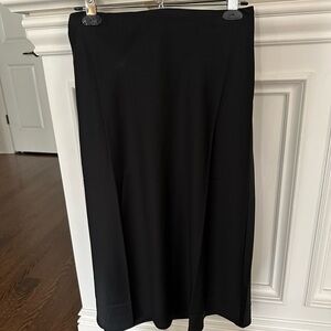 Jcrew satin midi skirt, size small, black